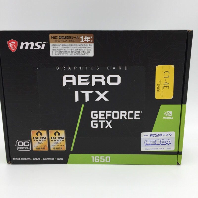 中古 各社 GeForce GTX1650 (4GB PCI-E) 139580 （401816