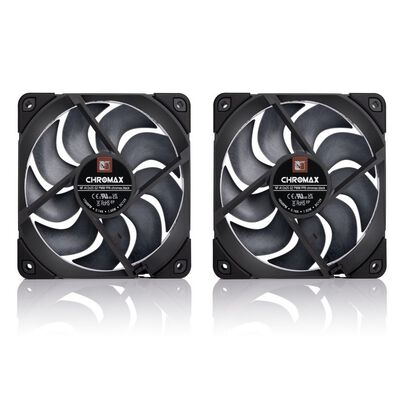 noctua  NF-A12x25 G2 PWM Sx2-PP chromax.black NF-A12X25-G2-PWM-SX2-PP-CH-BK (120mm ブラック 2個パック) 