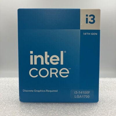 【新潟店】中古  INTEL Core i3 14100F (1700/3.5G/12M/C4/T8) 162956 