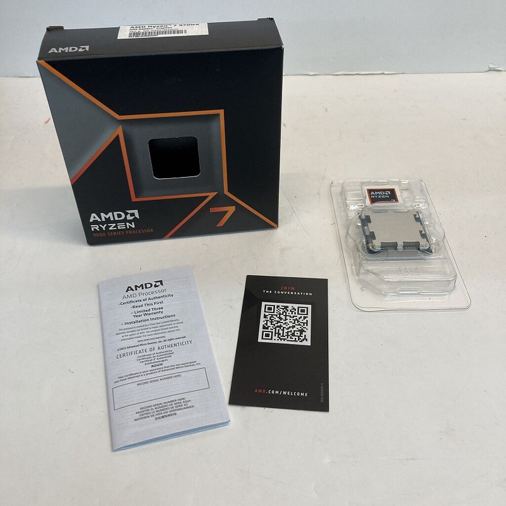 中古 AMD Ryzen 7 9700X (AM5/3.8/40M/C8/T16/65W) 3180006414
