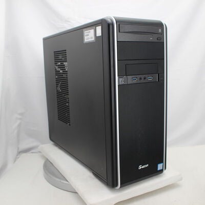 【通販センター】中古  TSUKUMO G-GEAR(Intel Core i7 8700K/32GB DDR4 (PC4)/SSD500GB/DVDマルチ/NVIDIA GeForce GTX 1080 8GB/W11H64 MAR) 194851 