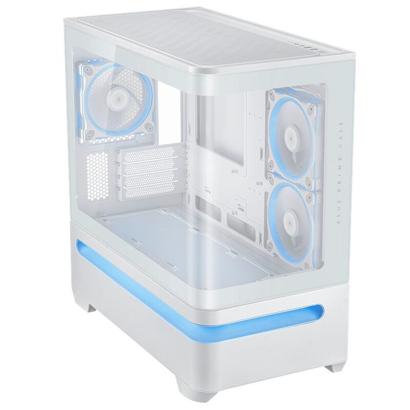 ASUS PRIME AP202 TG ARGB WHITE (MicroATX ガラス) ｜ パソコン通販の