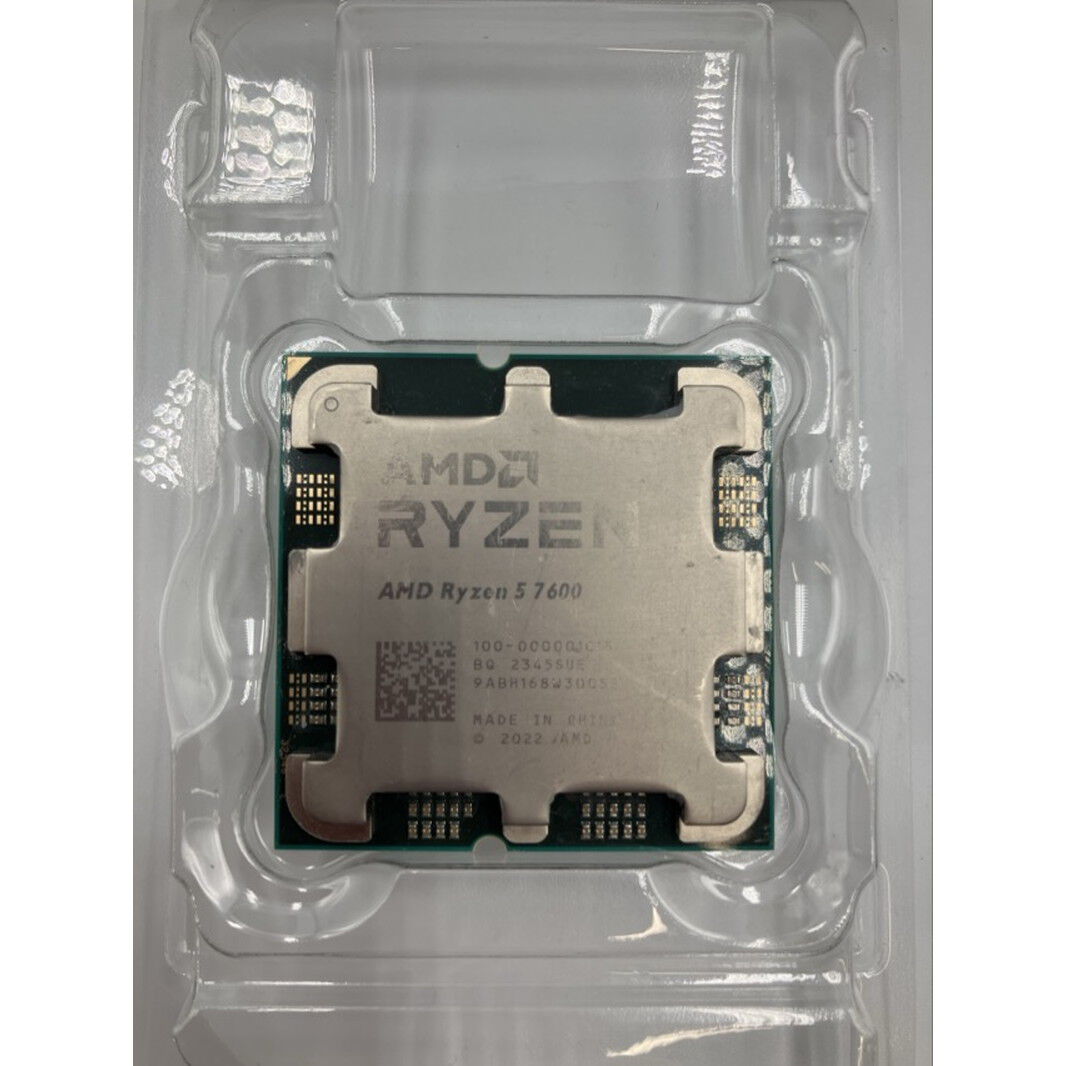 中古 AMD Ryzen 5 7600 (AM5/3.8GHz/38M/C6/T12/65W) 154484