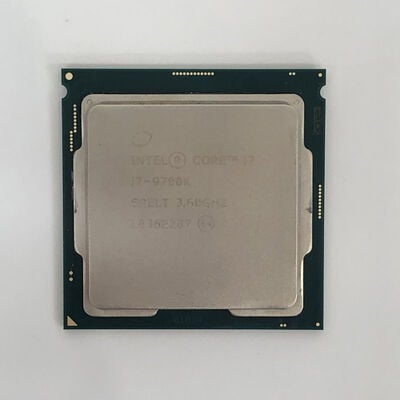 【津ラッツ店】中古  INTEL Core i7 9700K (1151/3.60GHz/12M/C8/T8) 138481 