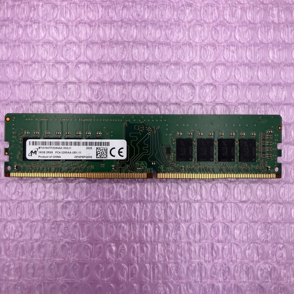 中古 PC4-25600 16GB デスクトップ用(DDR4-3200) 140728 （374368