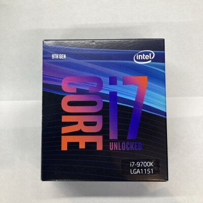 【千葉店】中古  INTEL Core i7 9700K (1151/3.60GHz/12M/C8/T8) 138481 