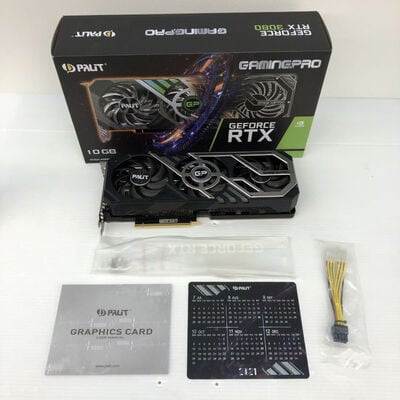 【徳島住吉店】中古  Palit GeForce RTX 3080 GamingPro NED3080019IA-132AA (RTX3080 10G) 143515 