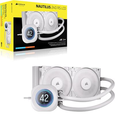 Corsair  NAUTILUS 240 RS LCD White CW-9061032-WW (ホワイト)