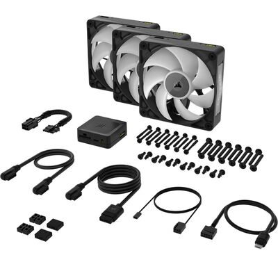 Corsair  iCUE LINK RX120 MAX RGB Triple Fans Starter Kit CO-9051034-WW (3個パック ブラック) 