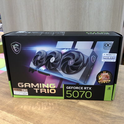 【姫路店】中古  MSI GeForce RTX 5070 12G GAMING TRIO OC (RTX5070 12G) 176908 