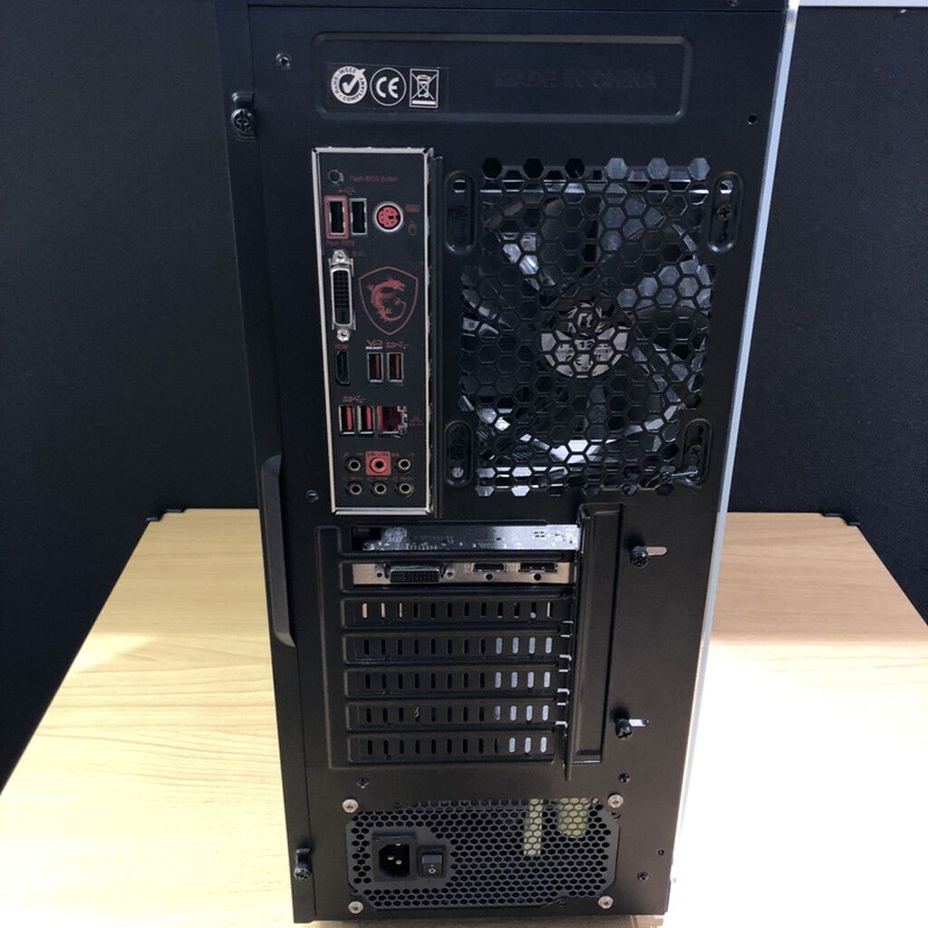 自作パソコンケース(動作確認済み、中古品)電源、DVD正常です 中古 自作パソコン(Ryzen 5 3500/16GB/SSD500GB/GTX1650/OS無し
