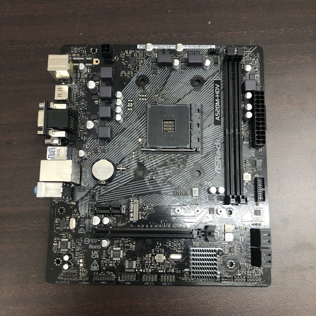 中古 ASRock A520M-HDV 1460029406 （381739） ｜ パソコン通販の
