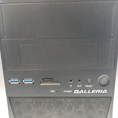 【福井日之出店】中古  THIRDWAVE GALLERIA KT(Intel Core i7 8700K/16GB/SSD500GB/DVDマルチ/NVIDIA GeForce RTX 2070 8GB/W11H64 MAR) 180519 
