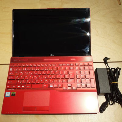 【鹿児島店】中古  Fujitsu LIFEBOOK AH53/B3(i7-8550U/8GB/SSD240GB/BDXL/オンボード/15.6/1920*1080/W11H) 4700001091 
