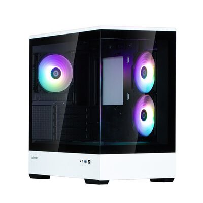 ZALMAN  P30 BW (MicroATX ガラス ブラック/ホワイト) 