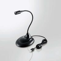 エレコム  HS-MC07UBK (マイク 有線 USB-A スタンド型) 