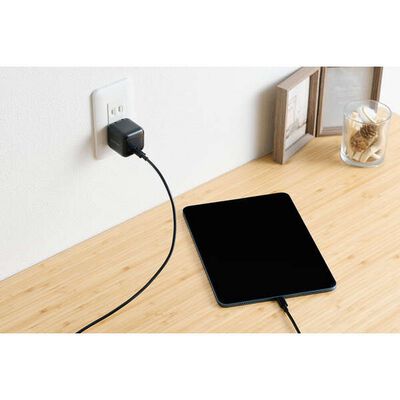エレコム  ACDC-PD12565BK (USB Power Delivery 65W AC充電器 C-Cケーブル付属/1.5ｍ) 