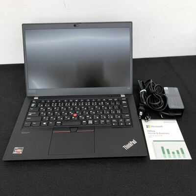 【長野稲里店】中古  LENOVO ThinkPad X13 (AMD Ryzen 5 Pro 4650U 2.10GHz/32GB/SSD256GB/-/オンボード/13.3/1920x1080/Wi-Fi/WEBCAM/W11P/Microsoft Office Home and Business 2024) 184183 