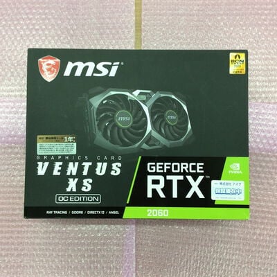 【なんば店】中古  MSI GeForceRTX2060 VENTUS 6G OC(RTX2060 6G GDR6) 138899 