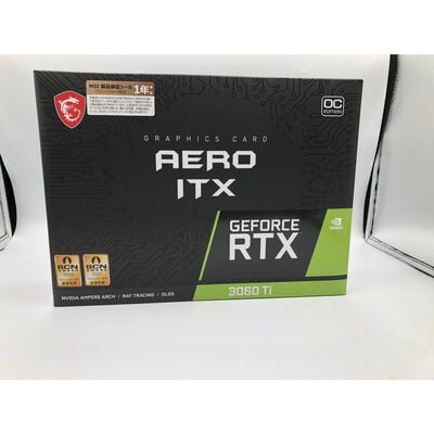 【水戸赤塚店】中古  MSI GeForce RTX 3060 Ti AERO ITX　8GB　OC　LHR (RTX3060Ti 8GB) 4680003039 