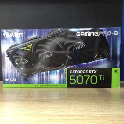 【松山環状枝松店】中古  Palit NE7507T019T2-GB2031U(RTX5070Ti 16GB GamingPro-S) 4560001376 