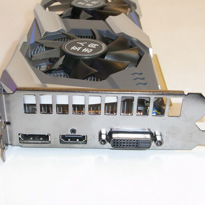 【京都店】中古  玄人志向　GF-GTX1060-E6GB/OC2/DF(GTX1060 6G ) 1230007307 