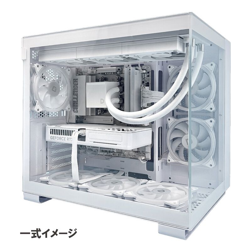 ドスパラセレクト CC1-RGB-WH (ATX ガラス ホワイト) ｜ パソコン通販