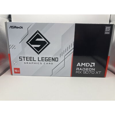 【仙台店】中古  ASRock RX9070XT SL 16G Steel Legend 16GB (RX9070XT 16G) 176937 