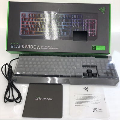 【徳島住吉店】中古  Razer Blackwidow green ゲーミングキーボード 5230000593 