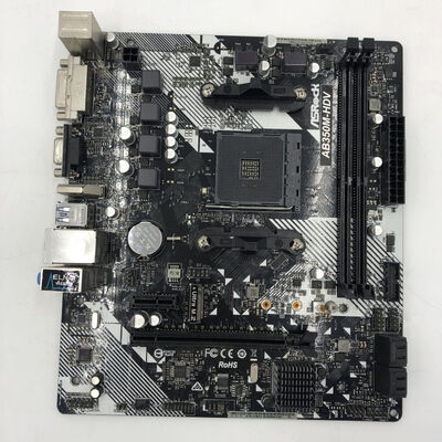 【福井日之出店】中古  ASRock AB350M-HDV (B350 AM4 mATX DDR4) 133613 