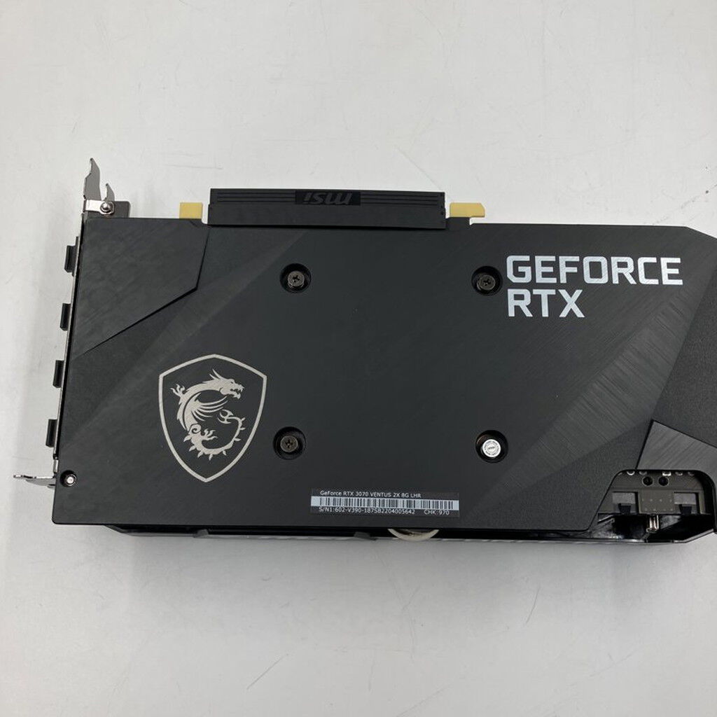 中古 【LHR版】MSI GeForce RTX 3070 VENTUS 2X 8G LHR (G6 1H3P
