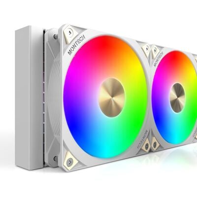 MONTECH  CyberFlow ARGB 360 White (360mm ARGB ホワイト) ドスパラ限定モデル 