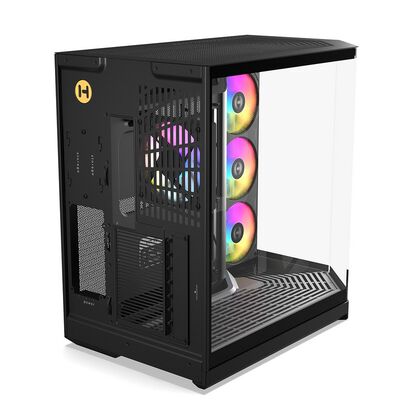 HYTE  Y50 RGB Pitch Black (E-ATX ガラスパネル ブラック) 