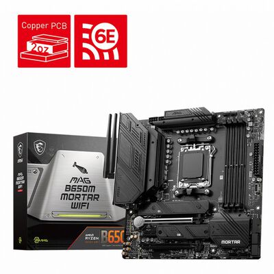 MSI  MAG B650M MORTAR WIFI (B650 AM5 MicroATX) 