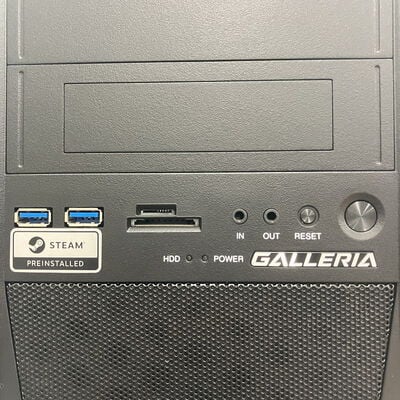 【新潟店】中古  THIRDWAVE GALLERIA KT(Intel Core i7 9700/16GB/SSD512GB/なし/NVIDIA GeForce GTX 1660 Ti 6GB/W11H64 MAR) 179619 