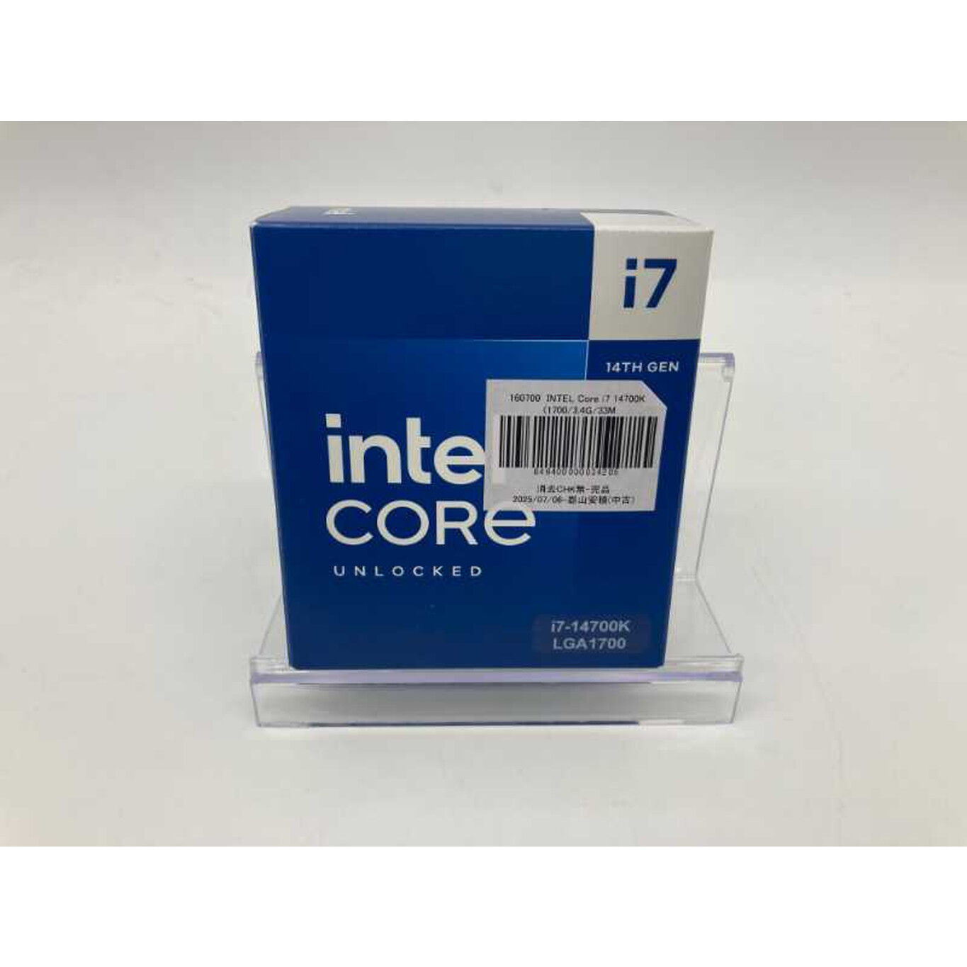 未使用新品同様品Intel Core i7-14700K LGA1700 Intel Core i7-14700K 3.4GHz 20-Core 28-Thread CPU