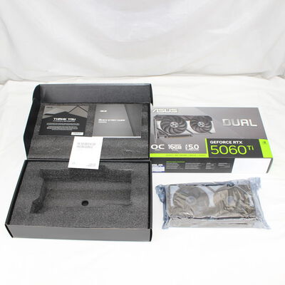 【通販センター】中古  ASUS DUAL-RTX5060TI-O16G (RTX5060Ti 16G) 178229 
