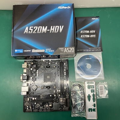 【浦添城間店(沖縄)】中古  ASRock A520M-HDV (A520 AM4 mATX DDR4) 143667