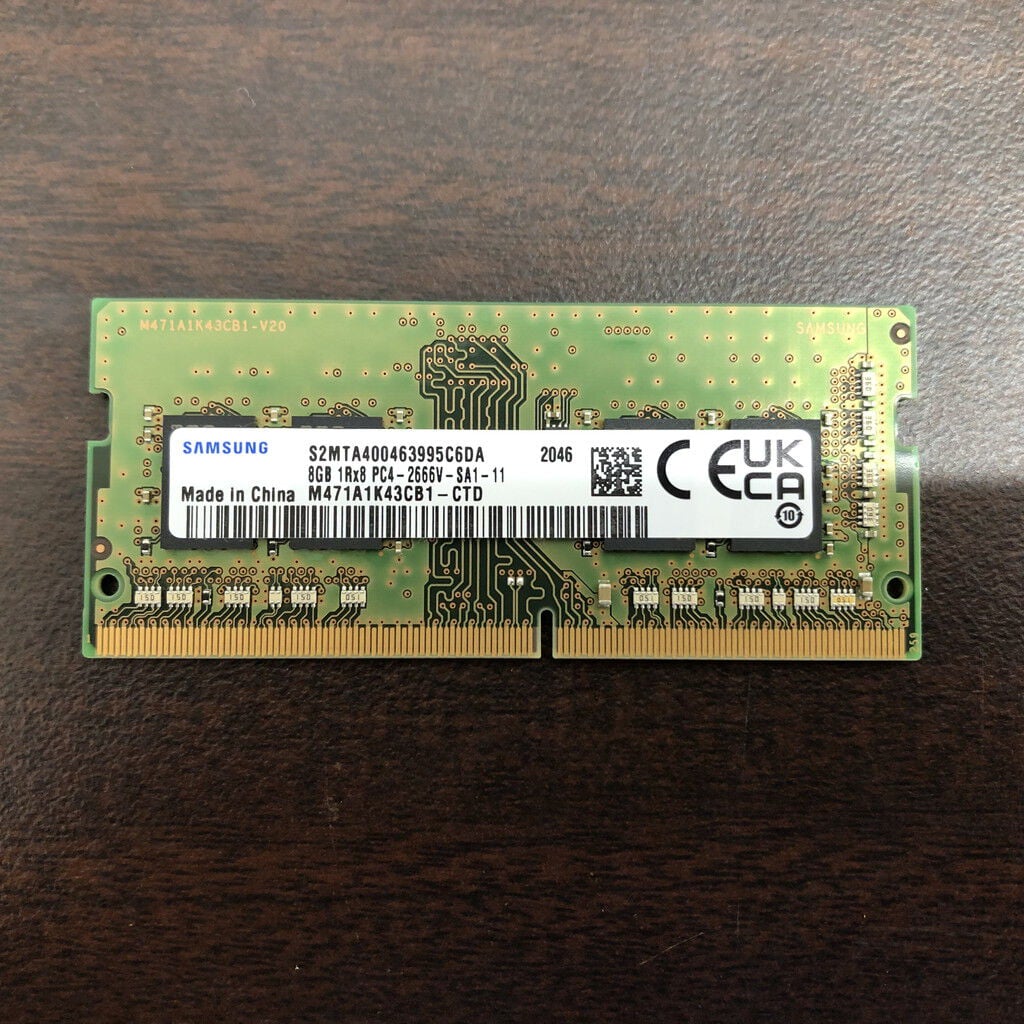 Samsung DDR4 M471A1K43CB1-CTD 8GB×2枚 中古 SAMSUNG（サムスン） 【中古】【ゆうパケット対応】SAMSUNG ノート用 メモリー