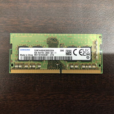 【福山ココローズ店】中古  Samsung M471A1K43CB1-CTD(SO DDR4 21300 8GB) 147977 