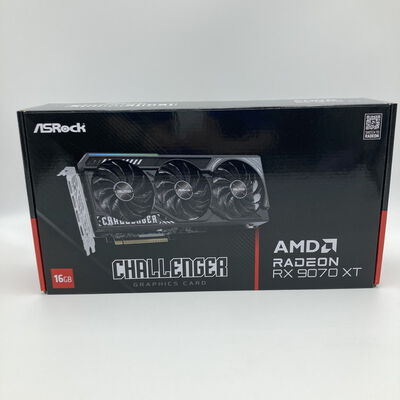 【神戸・三宮店】中古  ASRock RX9070XT CL 16G (RX9070XT Challenger 16GB) 188987 