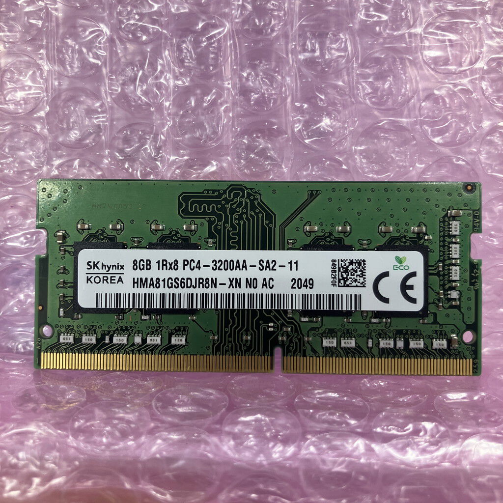 中古 SKhynix ノートPC用メモリ(PC4-25600 8GB DDR4-3200) 5070002286