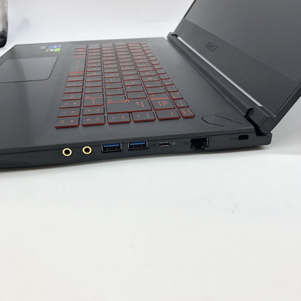​【中古・箱付き】MSI Thin GF6312VE RTX4050 レシート付 中古 MSI Thin-GF63-12VE (i7-12650H/16GB/SSD512GB/RTX4050/W11H