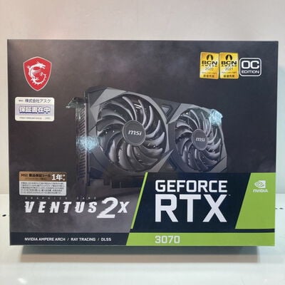 【大宮店】中古  MSI GeForce RTX 3070 VENTUS 2X OC LHR (RTX3070 8G) 1250006675 
