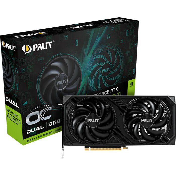 Palit NE6406TT19P1-1060D (GeForce RTX 4060 Ti Dual OC 8GB