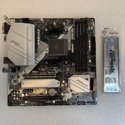 【京都店】中古  ASRock B550M Pro4 (B550 AM4 mATX DDR4) 142938 