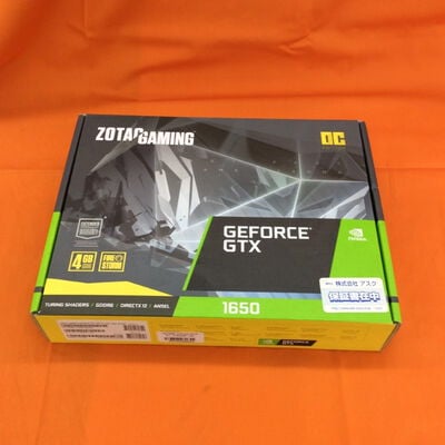 【なんば店】中古  ZOTAC ZOTAC GAMING GeForce GTX 1650 OC GDDR6 ZT-T16520F-10L（GTX1650 4GB） 3480034653 