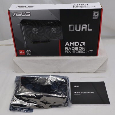 【通販センター】中古  ASUS DUAL-RX9060XT-16G (RX9060XT 16GB) 188999 