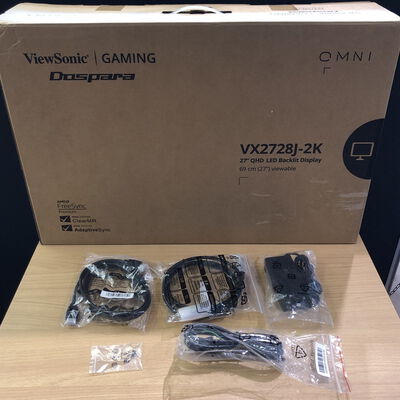 【甲府飯田店】中古  Viewsonic VX2728J-2K-72 (27"W 2H1DP 180Hz WQHD) 4720001564 