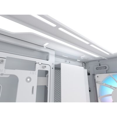 Corsair  FRAME 4000D LCD RS ARGB Premium White CC-9011327-WW (E-ATX ガラス ホワイト) 